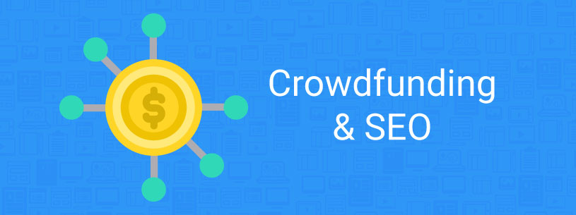 Crowdfunding and SEO graphic