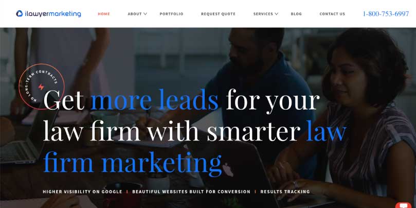 ilawyer marketing website