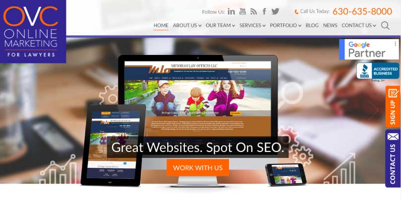 OVC Online Marketing website