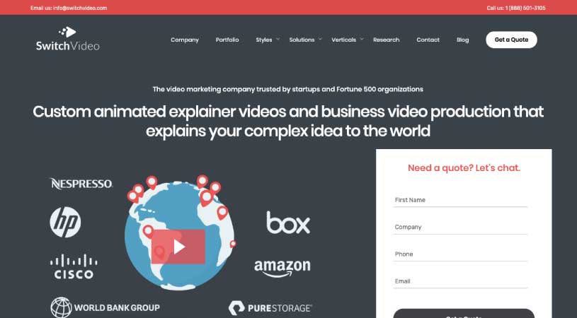 SwitchVideo website