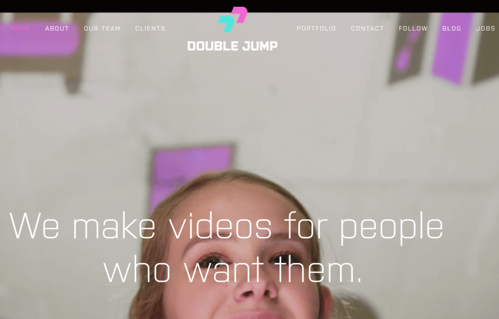 Double Jump website