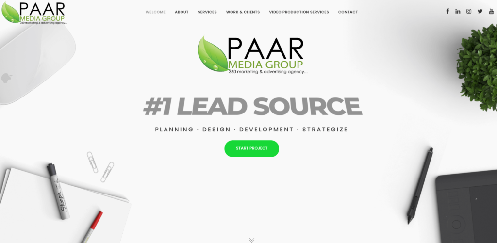 Paar media group website